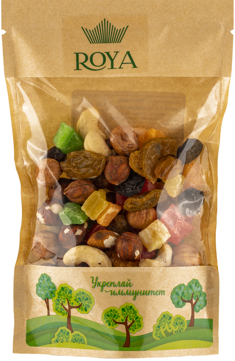 Ассорти орехи сухофрукты Роя ананас папайя изюм Роя м/у, 130 г купить в ...