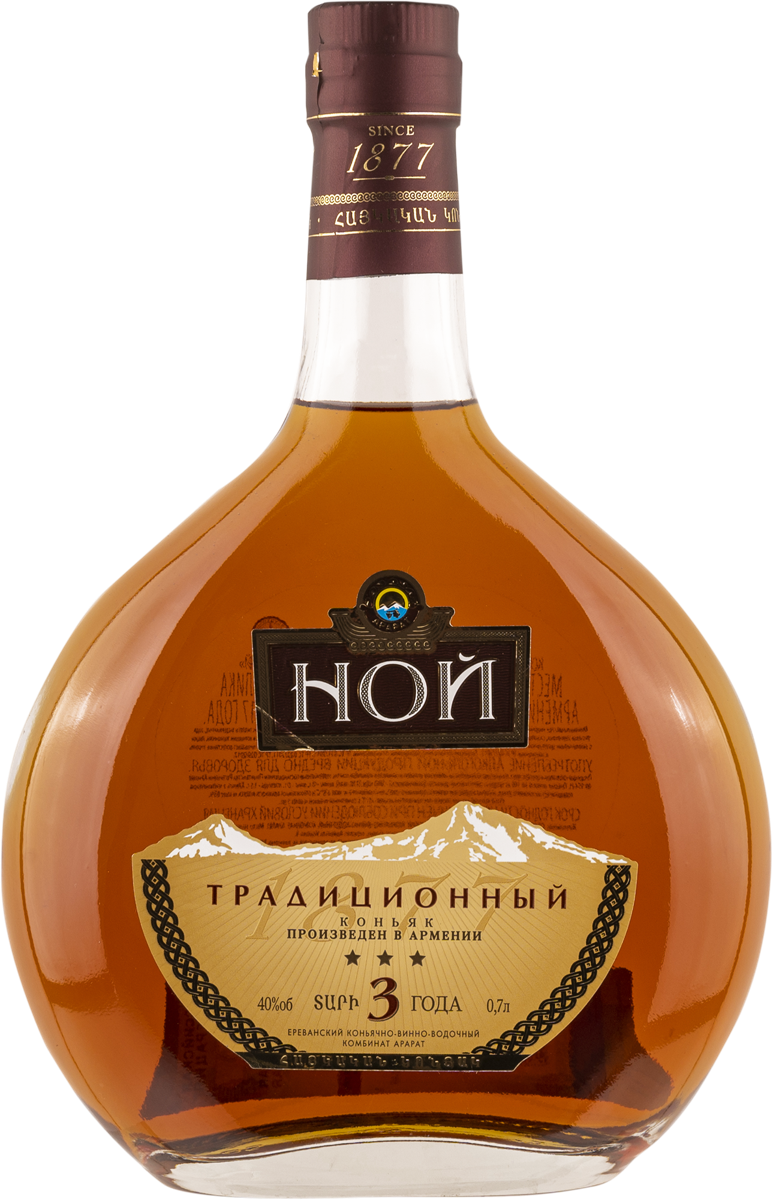 Коньяк 3 года 40% Ной традиционный КВВК Арарат с/б, 0,7 л купить в ...
