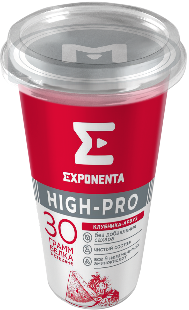 Exponenta клубника арбуз. Напиток кисломолочный Exponenta High-Pro. Exponenta High-Pro 250г Exponenta. Белковый йогурт Exponenta. Экспонента High Pro.
