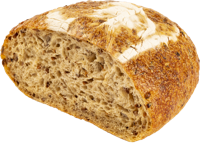 Хлеб ржано-пшеничный подовый Зернышко без дрожжей с пророщенным зерном СП ТАБРИС 0 м/у, 240 г
