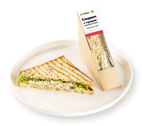 Сэндвич на зерновом хлебе С тунцом и зеленью салата, с майонезным соусом ФудРайдер ТАБРИС карт/уп, 1