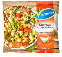 Овощная смесь замороженная Мираторг Кус-кус с овощами Мираторг ТК м/у, 400 г