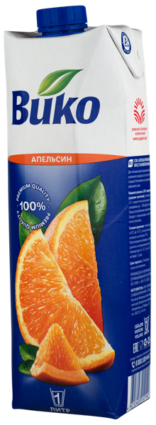 Сок Вико апельсин ЮСК т/п, 1 л купить в магазине Табрис