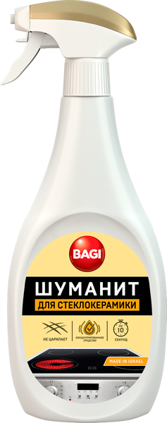 Средство для стеклокерамики Баги шуманит спрей Баги ЛТД п/у, 500 мл