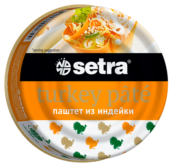 Паштет Сетра из индейки Яхор ж/б, 100 г