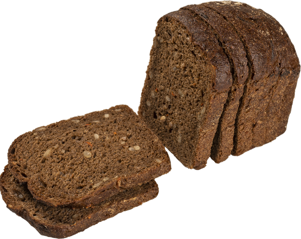 Хлеб формовой ржано-пшеничный Богатырский с морковью и семенами подсолнечника СП ТАБРИС м/у, 260 г