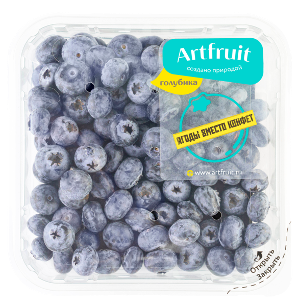 Ягода Голубика АртФрут лоток, 250 г