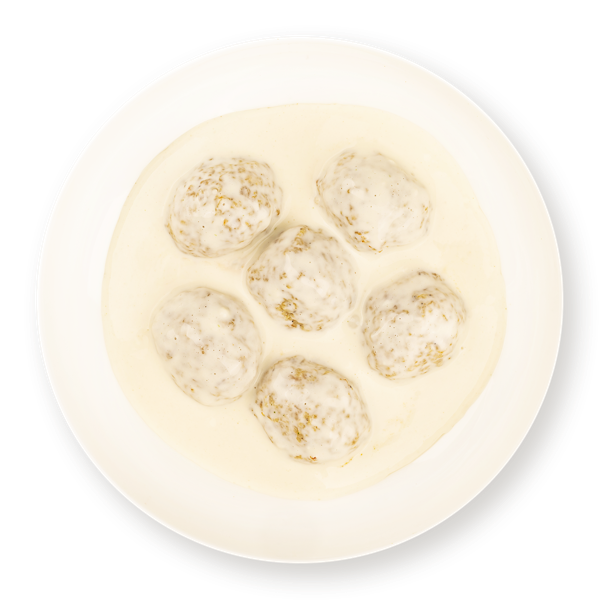 Фрикадельки запеченные из курицы с соусом Бланкет В.Порядин-Табрис вес