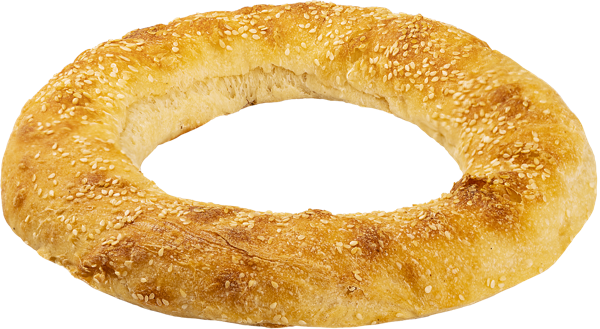 Хлеб круглый пшеничный Национальный с кунжутом выпеченный в тандыре СП ТАБРИС м/у, 200 г