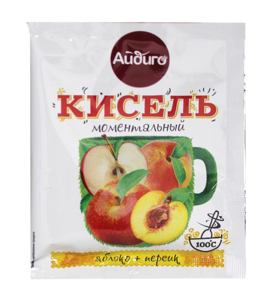 Кисель Айдиго яблоко персик Айдиго м/у, 25 г