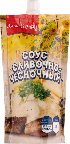 Соус майонезный Дары Кубани сливочно-чесночный Дары Кубани м/у, 200 г