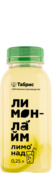 Напиток газированный Лимонад лимон-лайм СП ТАБРИС пл/бут, 250 мл
