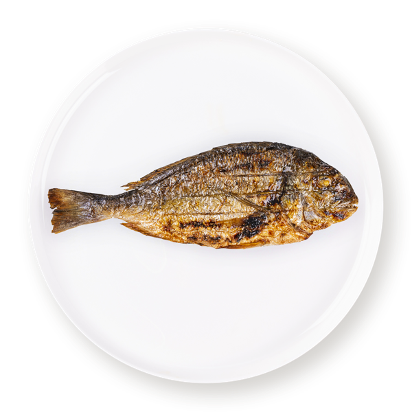 Рыба на мангале Дорада целая СП ТАБРИС вес 