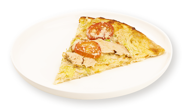 Пицца на белом соусе Цезарь с куриной грудкой сегмент СП ТАБРИС м/у, 95 г