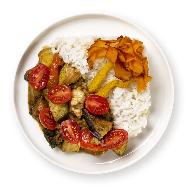 Набор по-японски Ясай Овощи с рисом и соусом Карри Масаюки Табрис пл/уп, 320 г