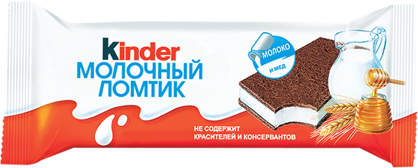Пирожное бисквитное Киндер молочный ломтик Ферреро м/у, 28 г