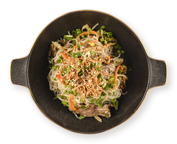 Закуска по-корейски Чапчхе с говядиной с овощами на теппане СП ТАБРИС-ТМ СИЛЛА вес 
