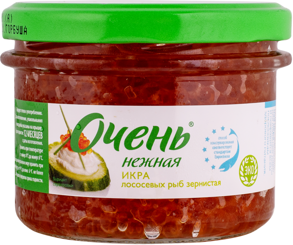 Икра лососевая Очень нежная Путина ООО с/б, 220 г