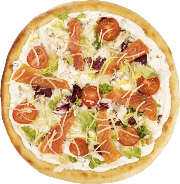 Пицца на соусе Креметте С лососем и салатом микс СП ТАБРИС карт/уп, 460 г