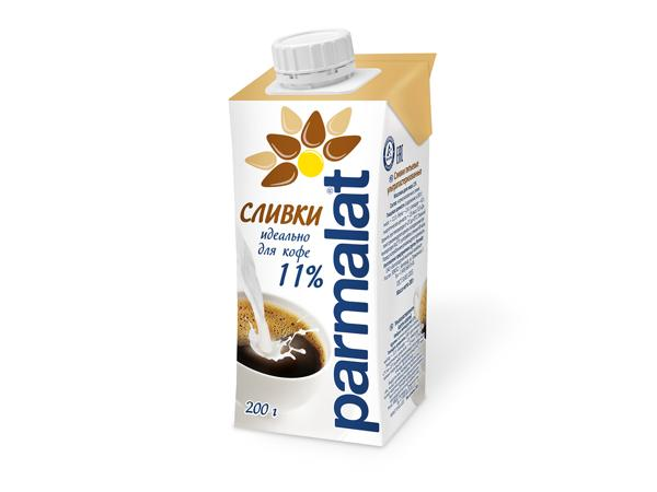 Сливки 11% Пармалат Белгородский МК т/п, 200 мл