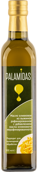 Масло оливковое Паламидас помас для жарки Паламидас Зейтин с/б, 500 мл