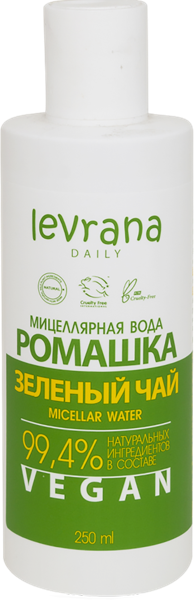 Мицеллярная вода для лица Леврана БИО чай и ромашка очищение Леврана ООО п/у, 250 мл