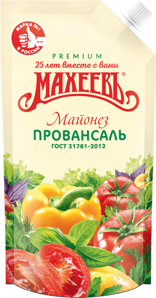 Майонез 50,5% Махеев провансаль Эссен продакшн АГ м/у, 190 г