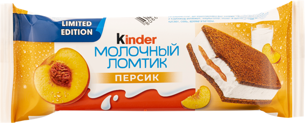 Пирожное 23,5% бисквитное Киндер пингви персик Ферреро м/у, 28 г