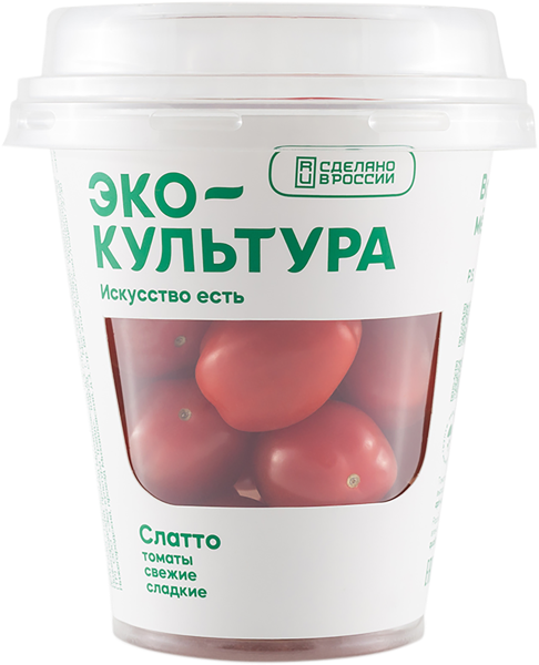 Овощ сливовидный слатто Эко-культура томат черри красный Эко-Культура ТД шейкер, 200 г