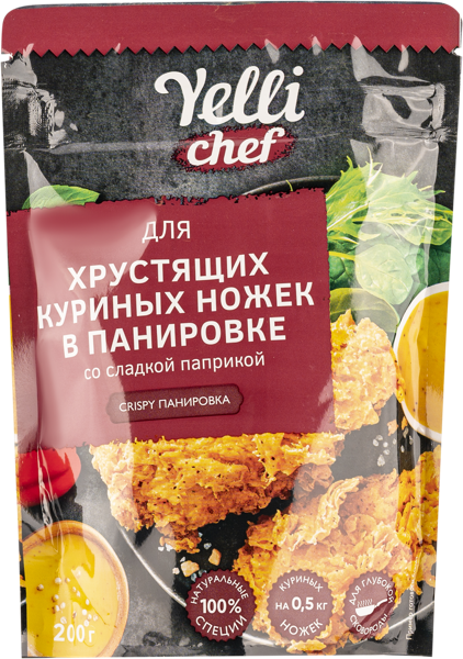 Смесь панировочная Елли для куриных ножек Ярмарка ТД м/у, 200 г