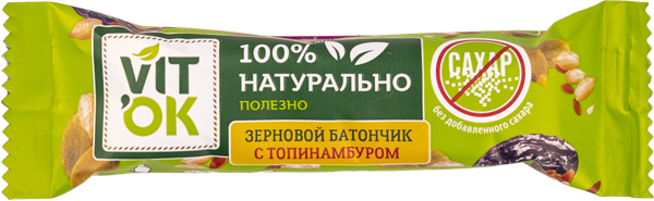 Батончик без сахара Виток семена топинамбур МОК производство м/у, 30 г