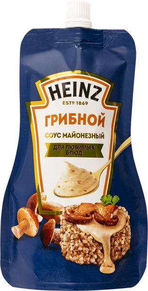 Соус майонезный Хайнц грибной Петропродукт м/у, 200 г