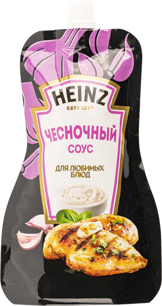 Соус 57,5% Хайнц чесночный Петропродукт м/у, 200 г