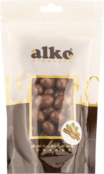 Драже в молочном шоколаде Алко фисташка Алко м/у, 150 г