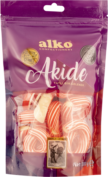 Карамель Алко спиральки клубника Алко м/у, 300 г