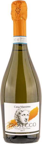 Вино игристое белое брют Каза Массимо Просекко Корте Соле с/б, 0,75 л