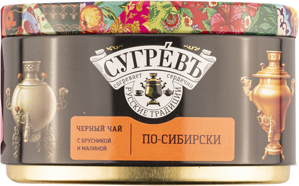 Чай черный с леденцами Сугревъ по-сибирски Тико ж/б, 90 г