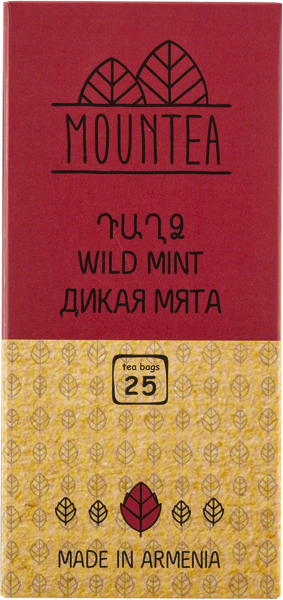 Напиток чайный травяной Маунти дикая мята Серобян Н. кор, 25*2 г