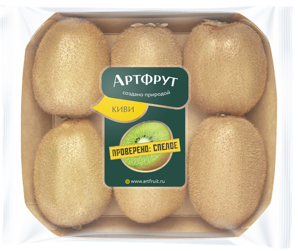 Плод Киви Зеленое АртФрут к/у, 6 шт