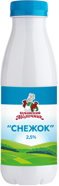 Напиток 2,5% Кубанский Молочник снежок Ленинградский СК п/б, 450 мл