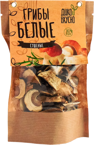 Грибы сушеные Дико вкусно белые Союз Продукт м/у, 30 г