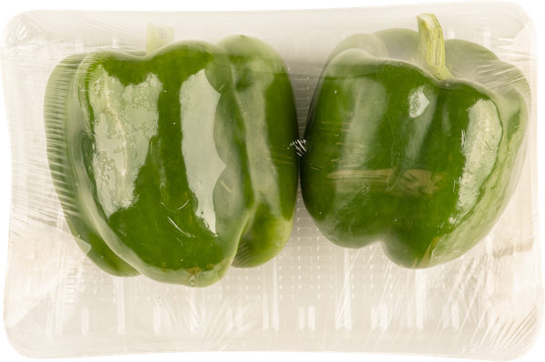 Овощ зеленый Перец Болгарский  подложка, 400 г