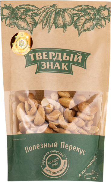 Орехи жареные Твердый знак Крафт Кешью Орехпром м/у, 150 г