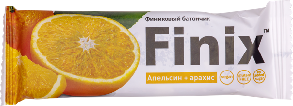 Батончик финиковый Финикс апельсин арахис Белое дерево м/у, 30 г