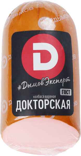Колбаса вареная Дымов Докторская Гост Дымовское КП в/у, 400 г
