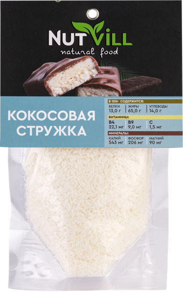 Кокосовая стружка Натвилл Перкина Е.А. ИП м/у, 100 г