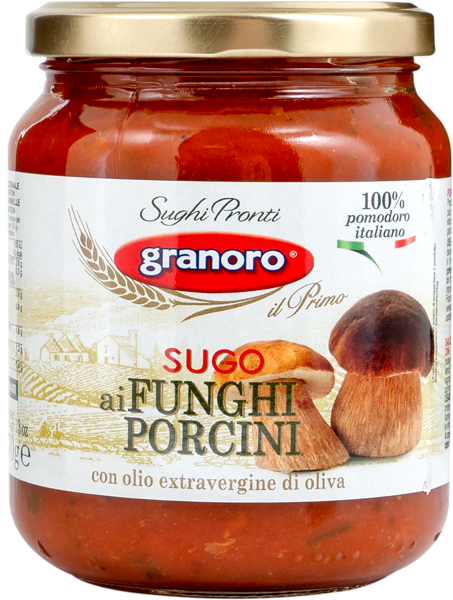 Соус томатный Граноро из Апулии с белыми грибами Аттилио с/б, 370 г