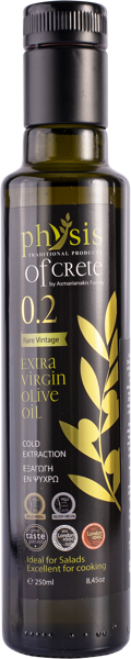 Масло оливковое 0,2% Физис оф Крит e.v. дорика Асмарианаки Мария с/б, 250 мл