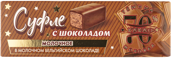 Суфле в молочном шоколаде ЗГДиОП им.В.П.Пастухова шоколадное Первый шоколатье кор, 50 г