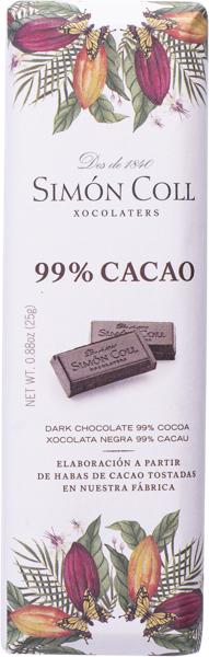 Шоколад горький 99% Саймон Колл Саймон Колл м/у, 25 г